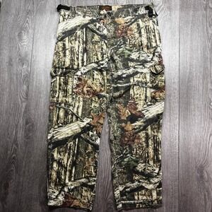 Yukon Gear 36 x 30 Mossy Oak Real Tree Camo Cargo Pants Vintage Y2K Large